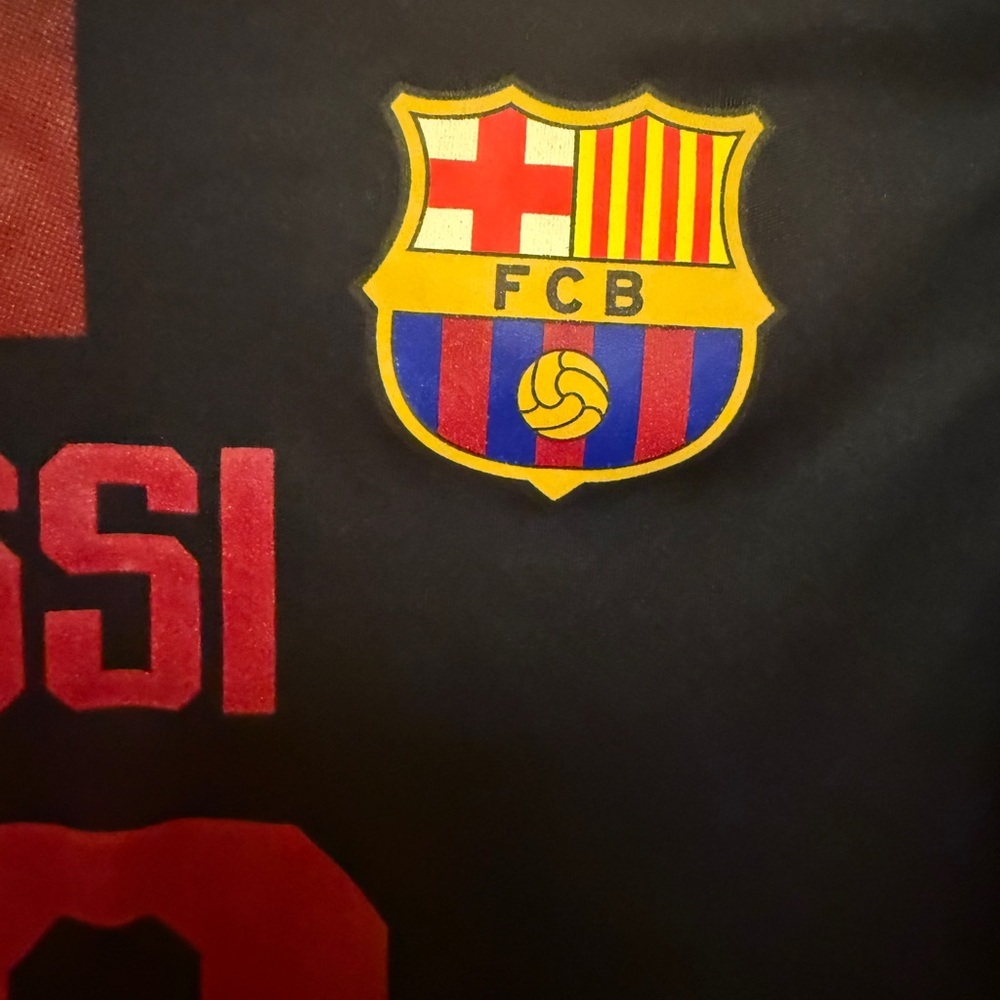 Kids Navy Blue Messi Jersey - Picture 3 of 8